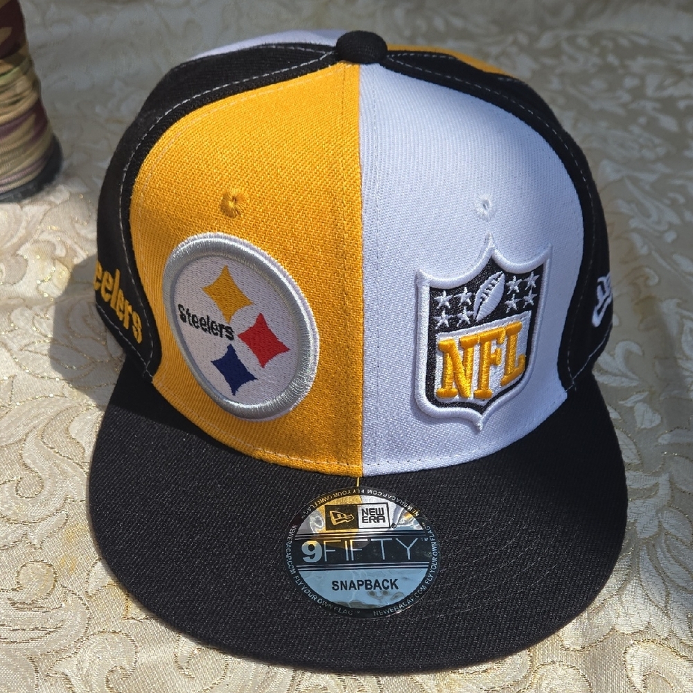New Era Black and Yellow NFL Snapback Cap